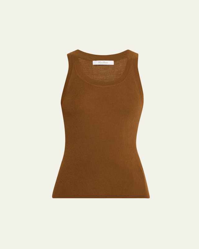 Eliadi Scoop-Neck Sweater Tank Top